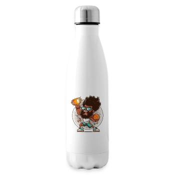 Slam Dunk King - Insulated Water Bottle - white - Right