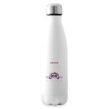 Meilleur cadeau de fête des mères maman Gamer Mom - Bouteille isotherme - blanc - Droite