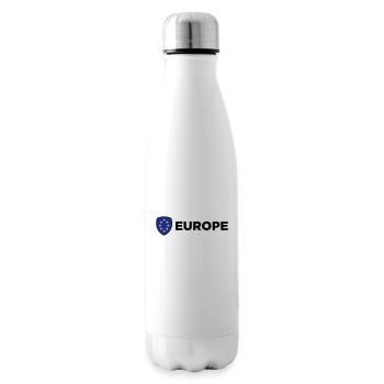 Die Unionsflagge von Europa - Isolierflasche - Weiß - Rechts