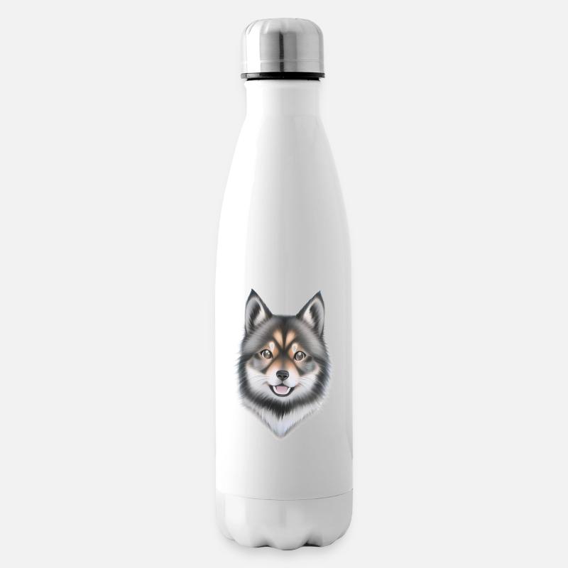 Le chien mignon - Bouteille isotherme - blanc