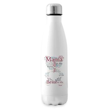 Mom is the best - Insulated Water Bottle - white - Right