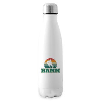 Hamm, my city! - Insulated Water Bottle - white - Right
