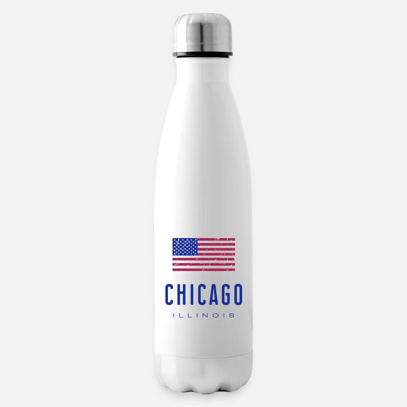 Chicago /// Illinois - Isolierflasche - Weiß
