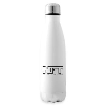 Non Fungible Token NFT - Finances décentralisées DEFI - Bouteille isotherme - blanc - Droite