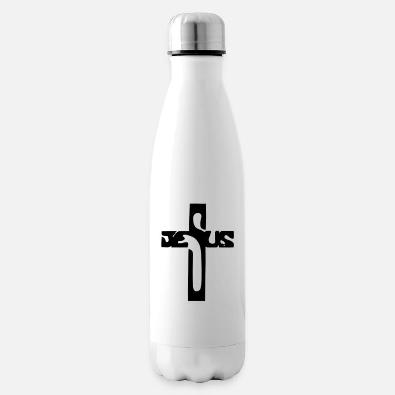 jesus - Isolierflasche - Weiß