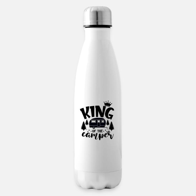 Der König des Wohnmobils - Isolierflasche - Weiß