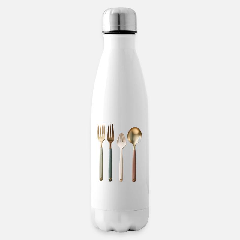 Kitchen apron - Insulated Water Bottle - white