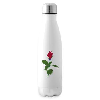 Herzrose - Isolierflasche - Weiß - Rechts