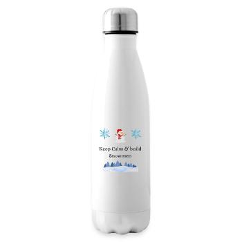 Build Snowmen - Isolierflasche - Weiß - Rechts