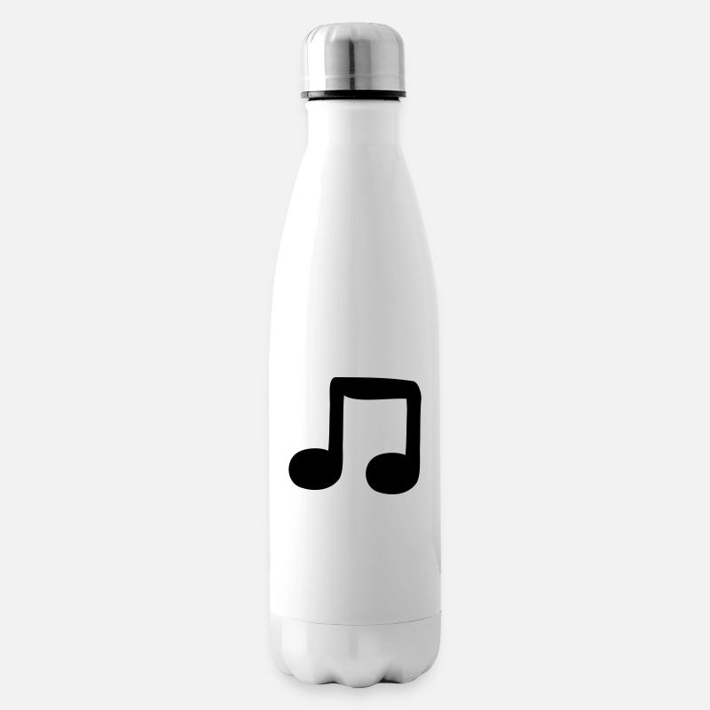 Achtelnoten - Isolierflasche - Weiß