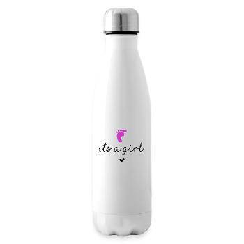 Genderreveal "Its a girl" - Isolierflasche - Weiß - Rechts