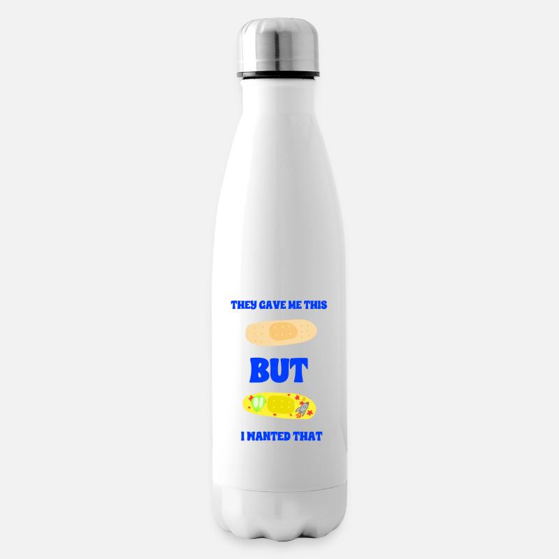 Pansement classique ou pansement espace - Bouteille isotherme - blanc