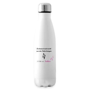 Lustige Design für Eltern mit Tochter - Isolierflasche - Weiß - Rechts