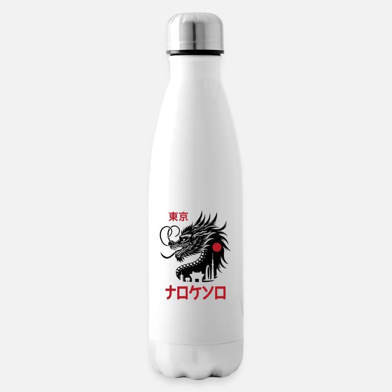 Tokyo Skyline - Insulated Water Bottle - white