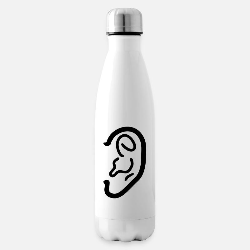 Ohr Line - Isolierflasche - Weiß