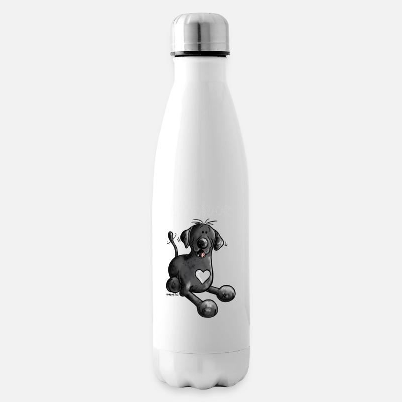 Labbi Love - Labrador Retriever - Hund - Isolierflasche - Weiß