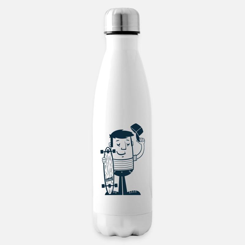 Do not Call It Skateboard - Insulated Water Bottle - white