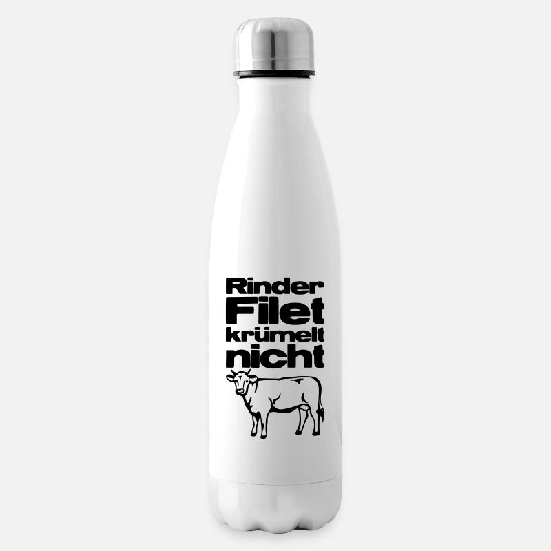 Rinderfilet krümelt nicht - Isolierflasche - Weiß