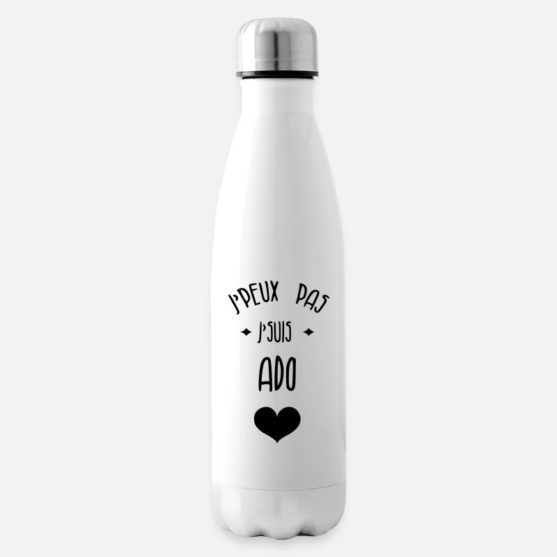 adolescent / enfant / ado / adolescente - Bouteille isotherme - blanc