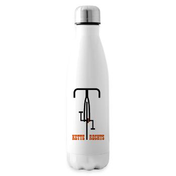 Kette rechts - Isolierflasche - Weiß - Rechts
