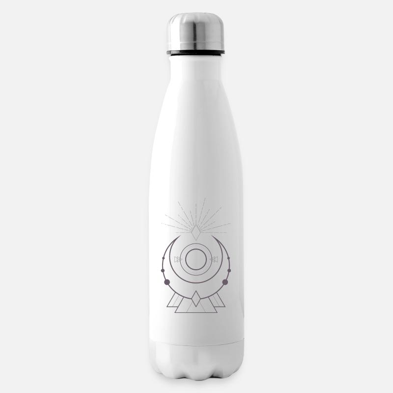 Heilige Geometrie - Isolierflasche - Weiß