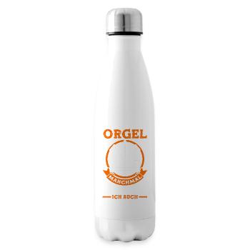 Orgel Kirchenmusiker Pfeifenorgel Orgelspieler - Isolierflasche - Weiß - Rechts