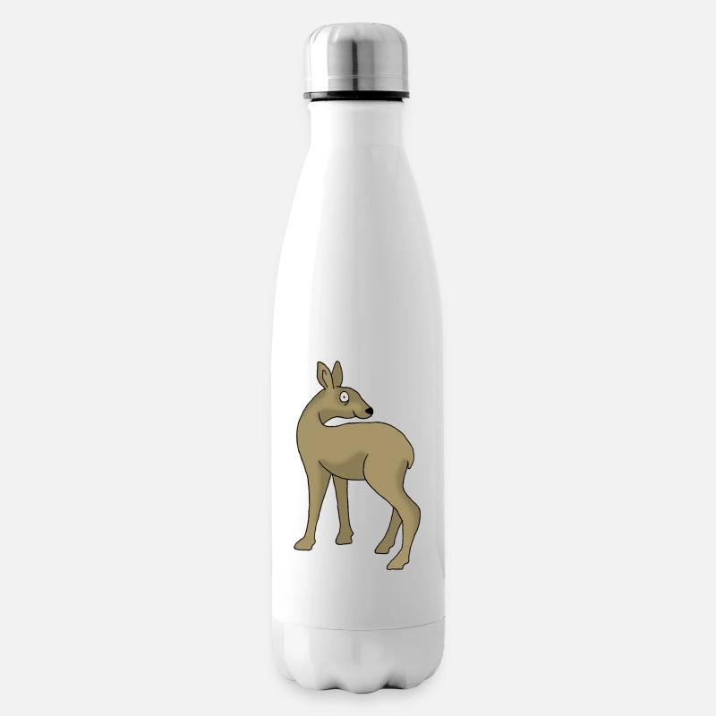 Roe deer - Insulated Water Bottle - white