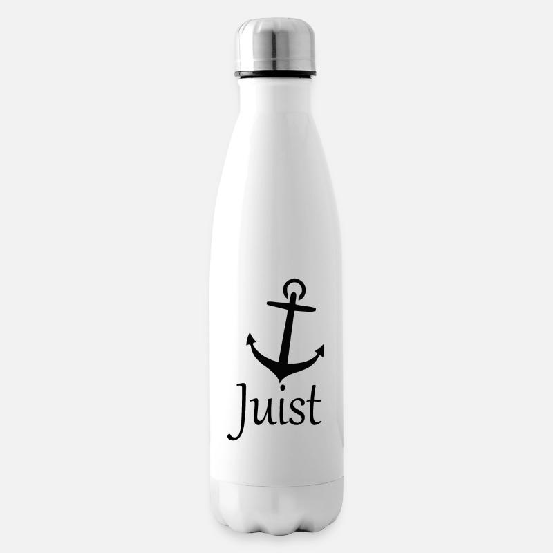 Juist Anker - Isolierflasche - Weiß