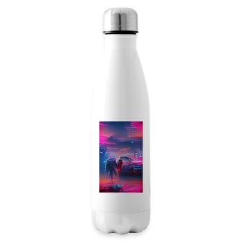 City Love - Isolierflasche - Weiß - Rechts