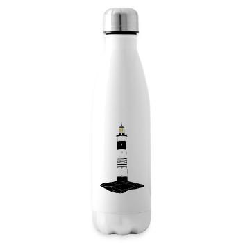 Breton lighthouse - Insulated Water Bottle - white - Right