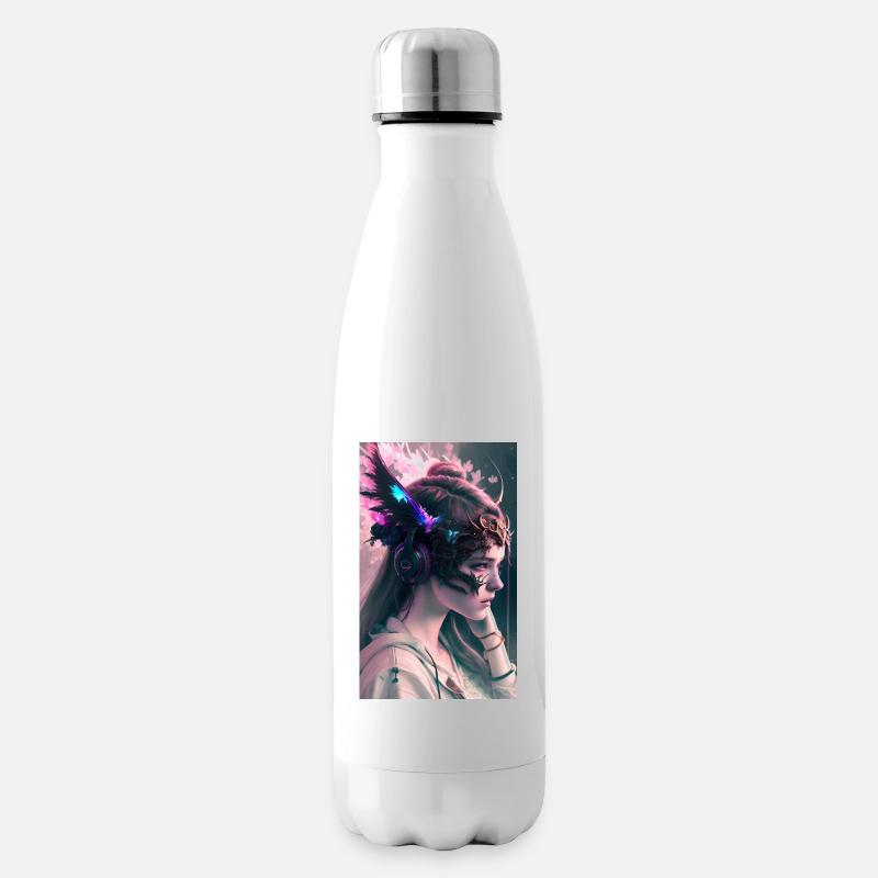 ARTWORK Dragon Girl Mel - Isolierflasche - Weiß