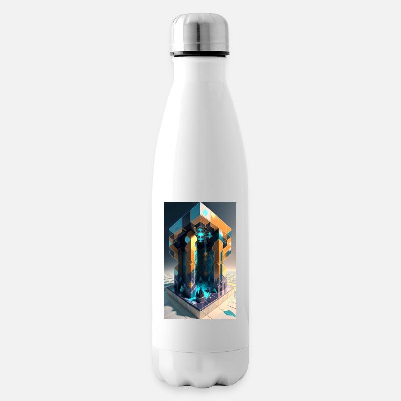 Rêves pixélisés - Bouteille isotherme - blanc