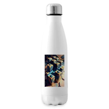 Neon-Abenteuer - Isolierflasche - Weiß - Rechts