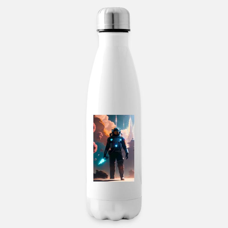 Space - Insulated Water Bottle - white