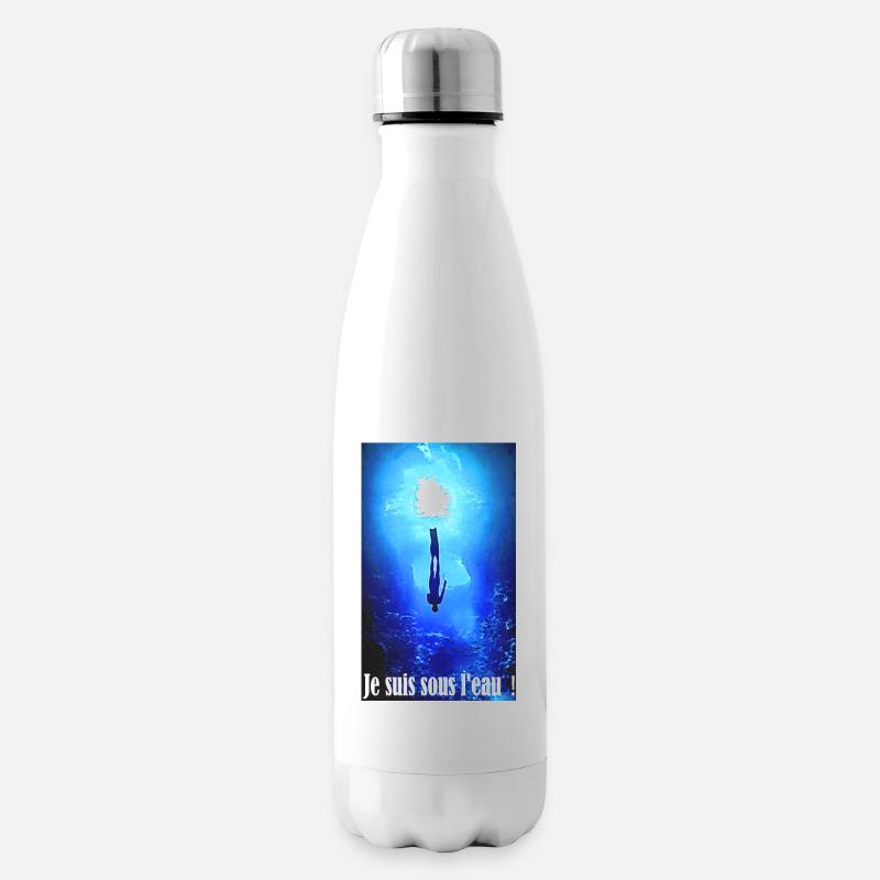 Ich bin unter Wasser - Isolierflasche - Weiß
