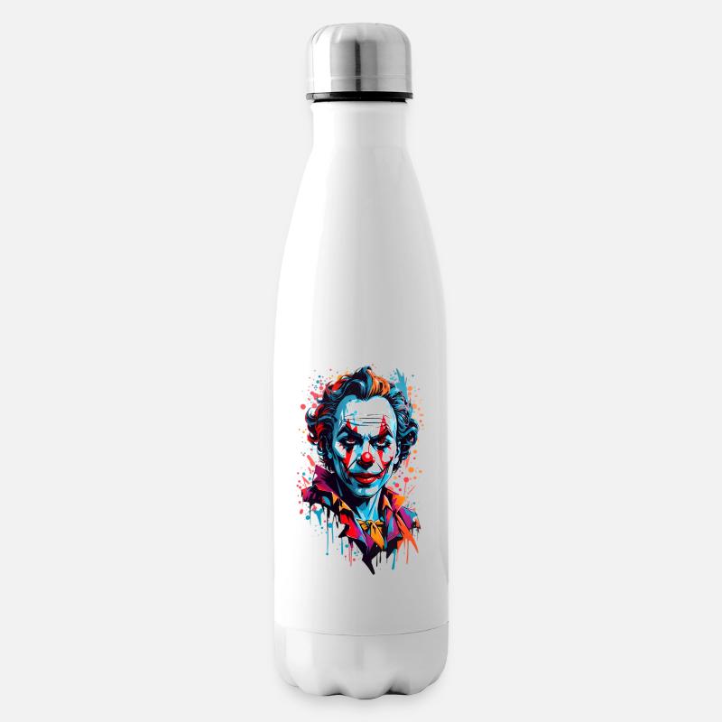 Joker Clown - Isolierflasche - Weiß