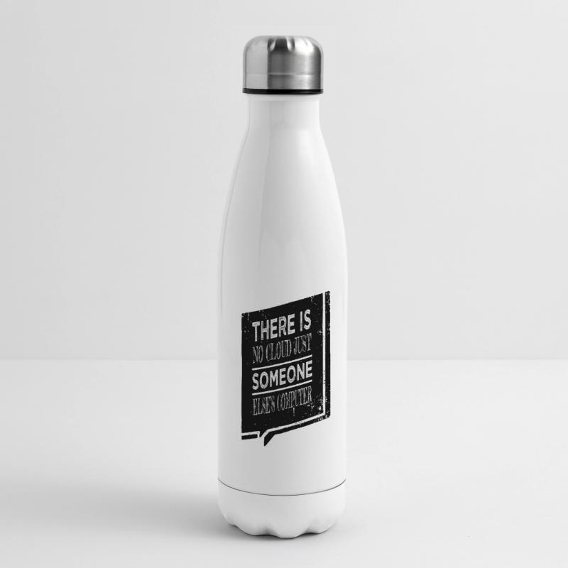 hacking gift idea hacking computer analyst Insulated Water Bottle