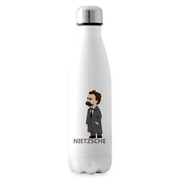 Nietzsche - Insulated Water Bottle - white - Right