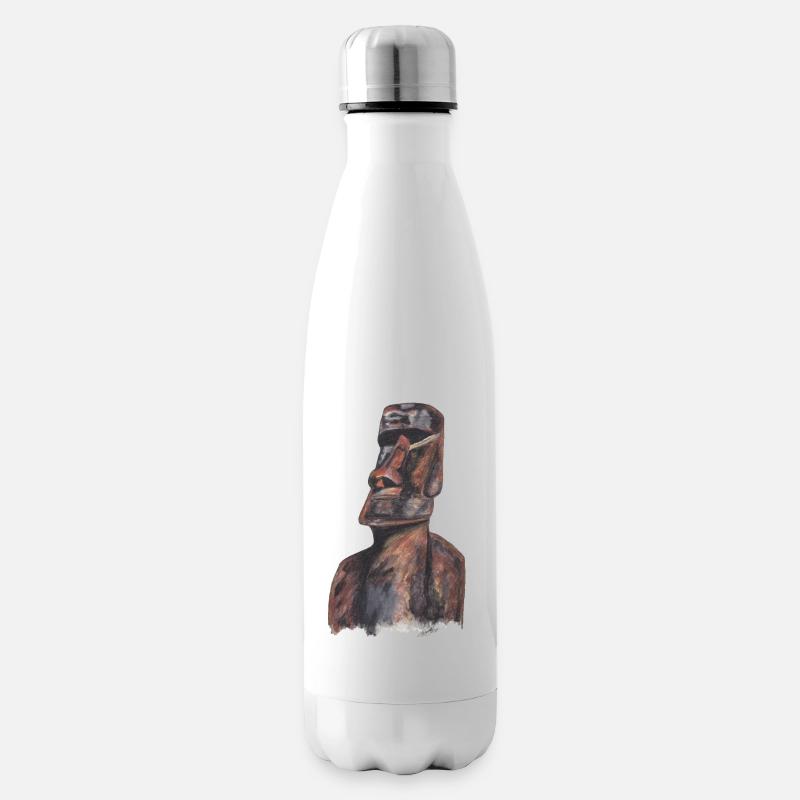 MOAI - Isolierflasche - Weiß