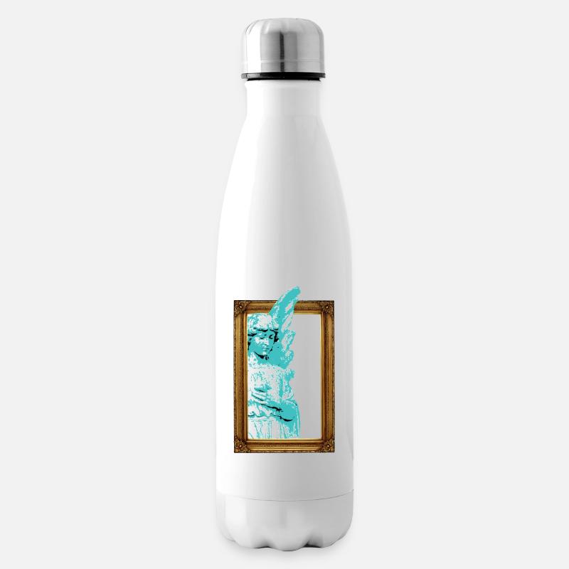 Ange encadré - Bouteille isotherme - blanc