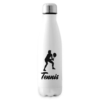 Joueur de tennis - Bouteille isotherme - blanc - Droite