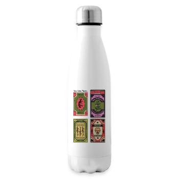 Streicholzschachteln_Collection Print - Insulated Water Bottle - white - Right
