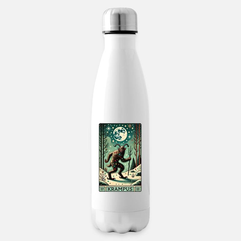 Krampusse - Isolierflasche - Weiß
