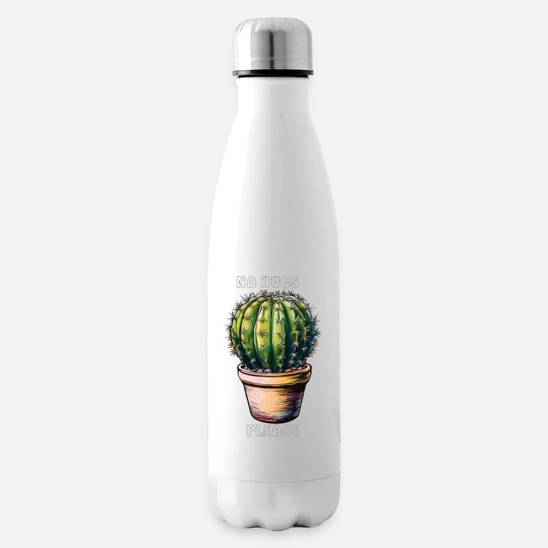 KAKTUS NO HUGS PLEASE - Isolierflasche - Weiß
