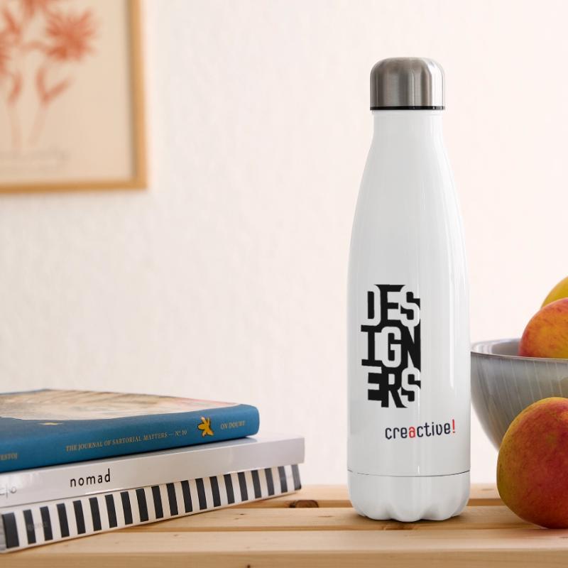 Creactive Designer – Conception typographique créative Bouteille isotherme