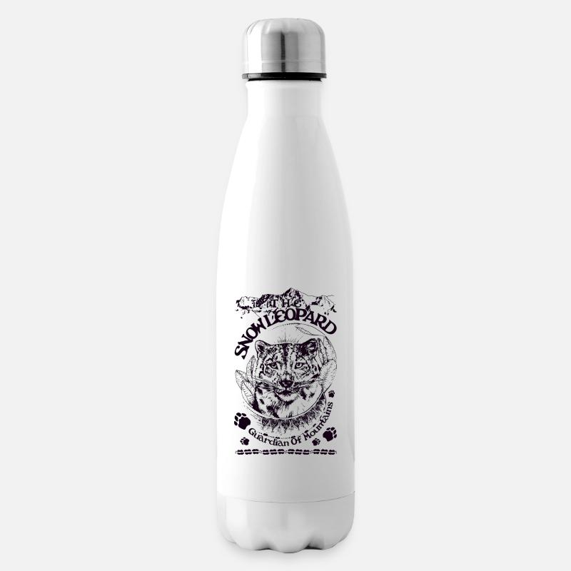 SNOW LEOPARD - Insulated Water Bottle - white
