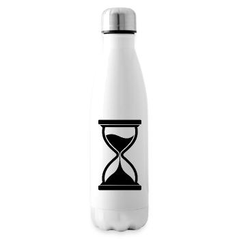 Sanduhr - Isolierflasche - Weiß - Rechts
