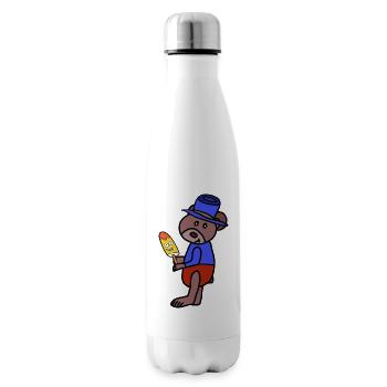 Bär Kinder Eis Teddys Teddybär Kind - Insulated Water Bottle - white - Right