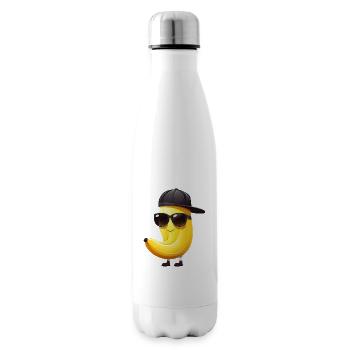 Cool Banana Gangster - Hip Hop Style Design - Bouteille isotherme - blanc - Droite
