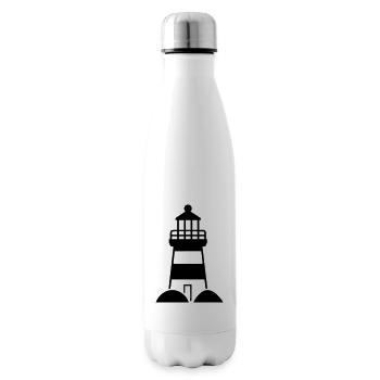Leuchtturm - Isolierflasche - Weiß - Rechts
